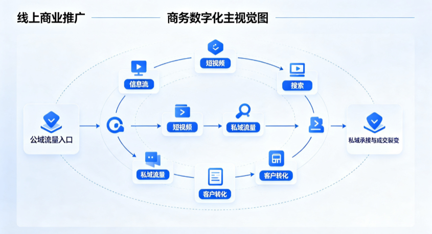 南陵县线上商业推广怎么做？全域流量闭环搭建与低成本转化实战指南